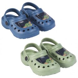 Star Wars Mandalorian ZÖLD gyerek papucs, klumpa, clog 