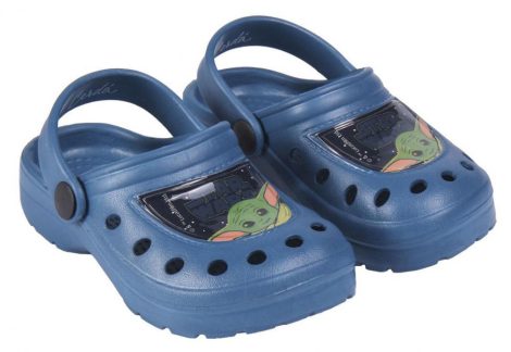 Star Wars Mandalorian ZÖLD gyerek papucs, klumpa, clog 