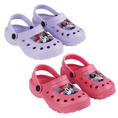 Disney Minnie PIROS gyerek papucs, klumpa, clog