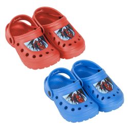 Pókember PIROS gyerek papucs, klumpa, clog 