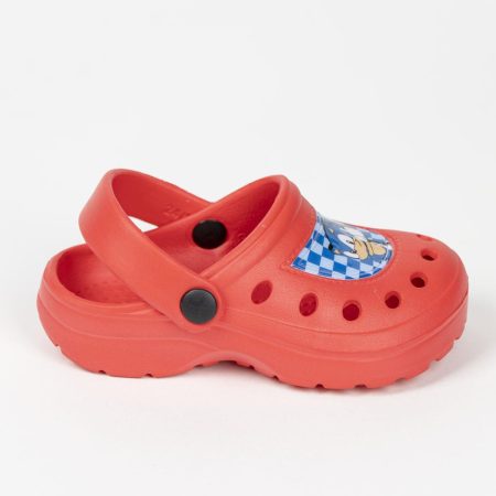 Sonic a sündisznó KÉK gyerek papucs, klumpa, clog 