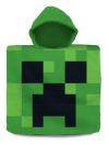 Minecraft Green strand törölköző poncsó 60x120 cm Minecraft Green strand törölköző poncsó 60x120 cm