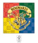   20db 2 rétegű papírszalvéta 33x33cm HARRY POTTER HOGWARTS HOUSES