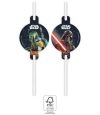 4db Papír szívószál STAR WARS GALAXY 4db Papír szívószál STAR WARS GALAXY