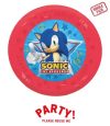 4db újrafelhasználható bulitányér 21cm SONIC 4db újrafelhasználható bulitányér 21cm SONIC