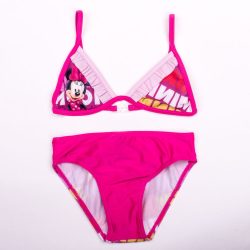   Minnie egér kislány fürdőruha - kétrészes fürdőruha - pink - 116