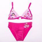   Hercegnők kislány fürdőruha - kétrészes fürdőruha - pink - 128