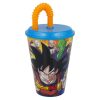 Dragon Ball műanyag szívószálas pohár - 430 ml Dragon Ball műanyag szívószálas pohár - 430 ml