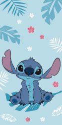   Disney Stitch Blue 100% pamut strandtörölköző - 70x140 cm