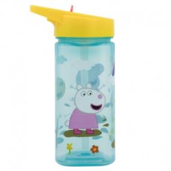   Peppa malac Prémium keményfalú szívószálas kulacs gyerekeknek - 510ML