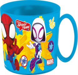 Spidey mikrózható műanyag bögre 350ML