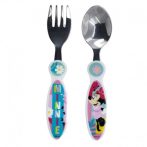   2 DB ELLIPTIKUS FÉM EVŐESZKÖZ SZETT MINNIE MOUSE TÖBB MINNIE