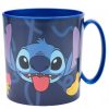 Stitch mikrózható műanyag bögre - 265 ml