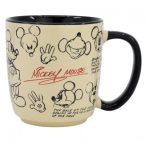   MICKEY EGÉR mikrózható prémium kerámia bögre díszdobozban - 380 ML