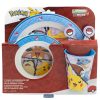 Pokémon 5 részes műanyag mikrózható étkészlet Pokémon 5 részes műanyag mikrózható étkészlet
