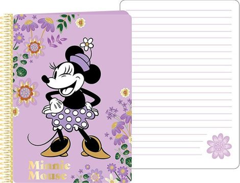 Minnie egér A5 méretű Spirálos Notesz 14,5x21cm FSC