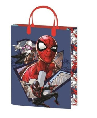 Ajándéktasak 32x27x10cm, laminált műanyag felülettel - Spiderman