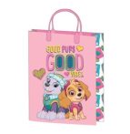   Ajándéktasak 32x27x10cm, laminált műanyag felülettel - Paw Patrol Blue