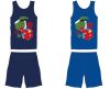 Bosszúállók pamut nyári együttes - trikó-rövidnadrág szett - középkék - 116