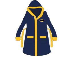   Batman kapucnis pamut köntös gyerekeknek - sötétkék - 98-104
