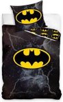 BATMAN villám Ágyneműgarnitúra 100% pamut 140x200 + 65x65 BATMAN villám Ágyneműgarnitúra 100% pamut 140x200 + 65x65