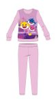 Baby Shark téli pamut gyerek pizsama - interlock pizsama - világosrózsaszín - 110 Baby Shark téli pamut gyerek pizsama - interlock pizsama - világosrózsaszín - 110