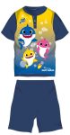 Baby Shark nyári rövid ujjú gyerek pizsama - pamut jersey pizsama Baby Shark nyári rövid ujjú gyerek pizsama - pamut jersey pizsama