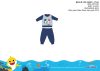 Baby Shark baba pizsama - jersey pamut pizsama - sötétkék - 86 Baby Shark baba pizsama - jersey pamut pizsama - sötétkék - 86