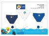 Baby Shark kisfiú alsó - 3 darabos pamut alsó Baby Shark kisfiú alsó - 3 darabos pamut alsó