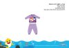 Baby Shark baba pizsama - jersey pamut pizsama - lila - 92 Baby Shark baba pizsama - jersey pamut pizsama - lila - 92