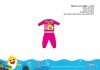 Baby Shark baba pizsama - jersey pamut pizsama - pink - 86