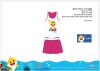 Baby Shark nyári ujjatlan gyerek pizsama - pamut pizsama - pink Baby Shark nyári ujjatlan gyerek pizsama - pamut pizsama - pink