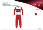   Disney Verdák gyerek jersey pizsama - pamut pizsama - piros - 110