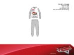   Disney Verdák vékony pamut gyerek pizsama - jersey pizsama - szürke - 98