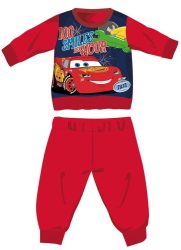   Disney Verdák téli vastag baba pizsama - pamut flanel pizsama - piros - 92