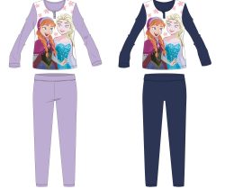  Disney Jégvarázs pamut jersey gyerek pizsama - világoslila - 122