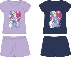   Disney Jégvarázs pamut nyári együttes - póló-rövidnadrág szett 