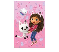 Gabi babaháza polár takaró - 100 x 150 cm - Rózsaszín