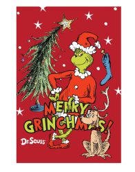 Grinch karácsonyi polár takaró - 100 x 150 cm