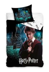   HARRY POTTER prémium ágyneműhuzat-szett 100% pamut 140x200 + 65x65