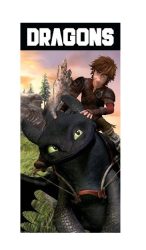 Így neveld a sárkányodat törölköző 70x140