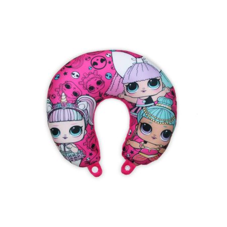 LOL Baba utazópárna kislányoknak - nyakpárna - pink LOL Baba utazópárna kislányoknak - nyakpárna - pink