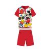 Nyári rövid ujjú gyerek pamut pizsama - Disney Mickey egér - piros - 104 Nyári rövid ujjú gyerek pamut pizsama - Disney Mickey egér - piros - 104
