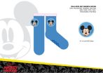   Disney Mickey egér csúszásgátlós meleg téli zokni gyerekeknek - sherpa zokni - sötétkék - 31-34