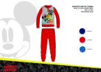   Téli pamut interlock gyerek pizsama - Disney Mickey egér - piros - 110