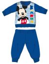 Disney Mickey egér téli vastag baba pizsama - pamut flanel pizsama - középkék - 92 Disney Mickey egér téli vastag baba pizsama - pamut flanel pizsama - középkék - 92
