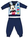 Disney Mickey egér téli vastag baba pizsama - pamut flanel pizsama - sötétkék - 80 Disney Mickey egér téli vastag baba pizsama - pamut flanel pizsama - sötétkék - 80