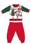 Disney Mickey egér téli vastag karácsonyi baba pizsama - pamut flanel pizsama - piros-zöld - 98 Disney Mickey egér téli vastag karácsonyi baba pizsama - pamut flanel pizsama - piros-zöld - 98