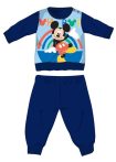   Disney Mickey egér baba polár pizsama - téli vastag pizsama - sötétkék - 98