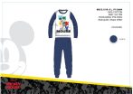   Disney Mickey egér gyerek jersey pizsama - pamut pizsama - sötétkék - 110